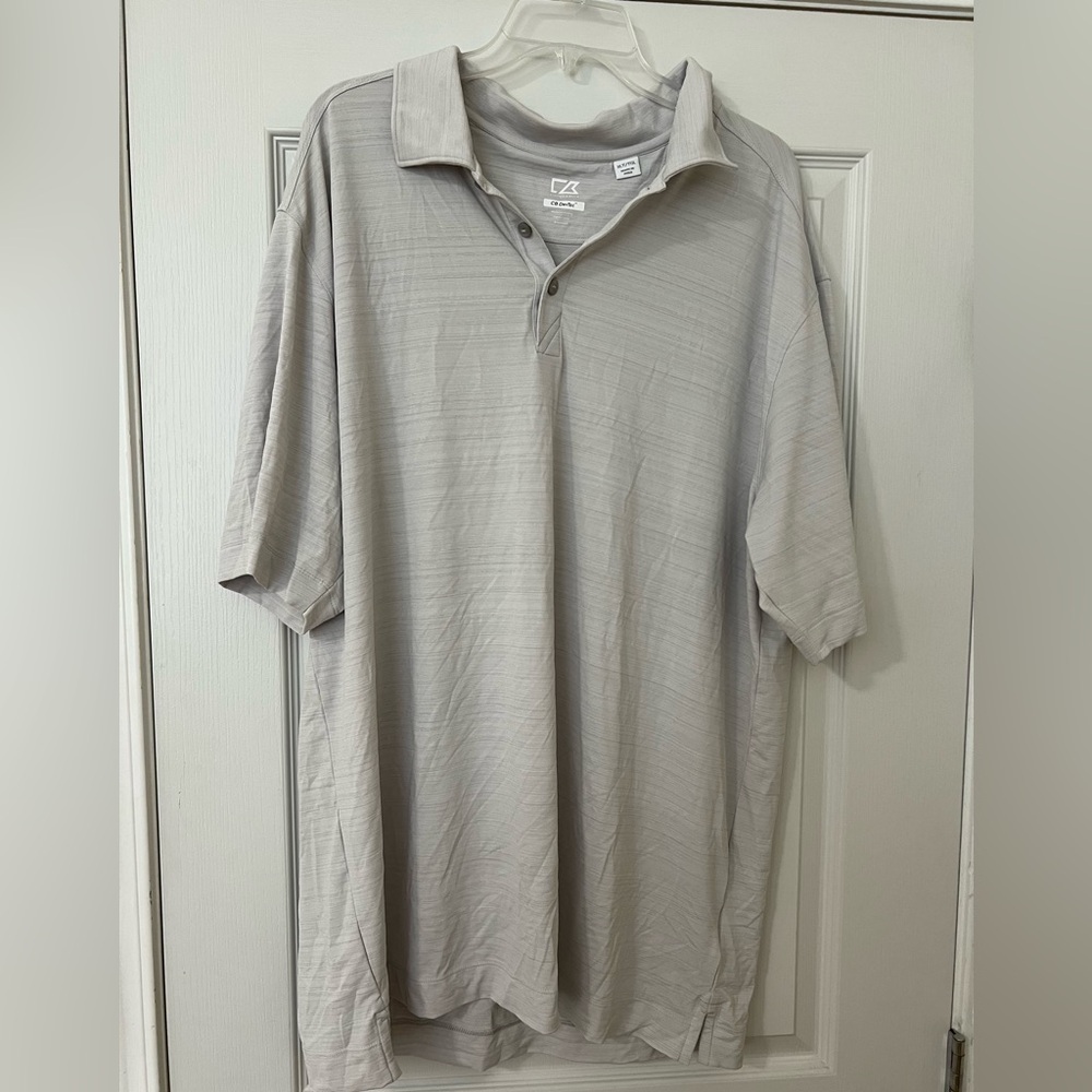 Cutter & buck polo XLT XL tall • worn once CB drytec